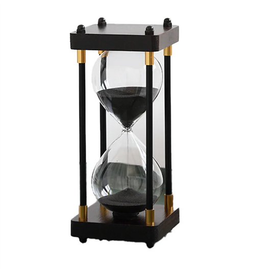 HRBAJ-Luxury Retro Hourglass 30 Minutes - Elegant Hourglass For Office, Study & Home Decor, Perfect As Decompression Gift