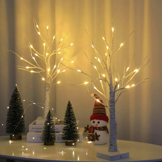 LED Twig Birch Table Tree Light Up Branch Lights Desktop Dinner Lamp UK Newest
