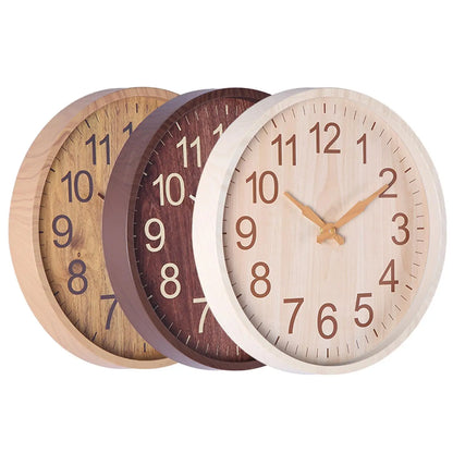 Wall Clock Silent Minimalism Hanging Watch Elegant Bedroom Hallway Home Dinner Sweep Movement Clocks Decoration
