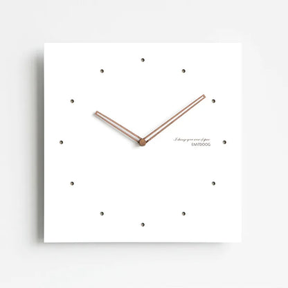 2025 new Silent Large Modern White Square Wall Clock for Living Room Bedroom Dining Room Fresh Clocks Wall Home Decor