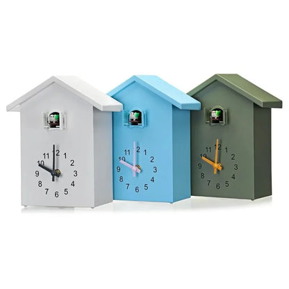 1PC Modern Bird Cuckoo Quartz Wall Clock Home Living Room Horologe Clocks Timer Office Home Decoration Gifts Hanging Watch