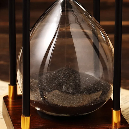 HRBAJ-Luxury Retro Hourglass 30 Minutes - Elegant Hourglass For Office, Study & Home Decor, Perfect As Decompression Gift