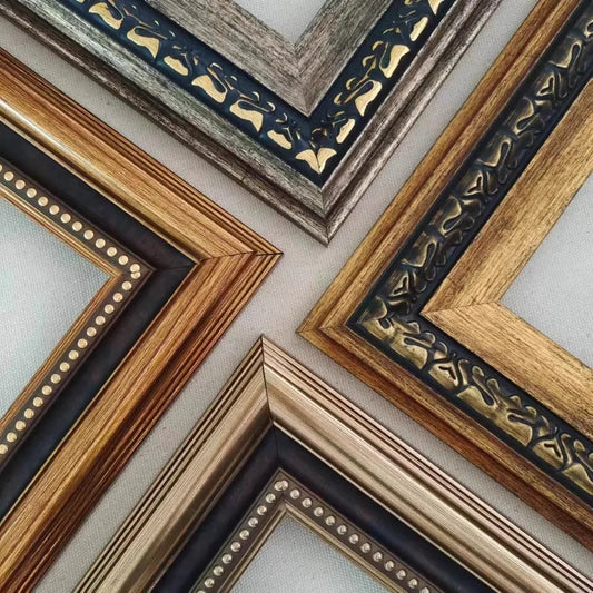 European Retro Light Luxury Niche Style Picture Frame Classical Oil Painting Frame Designer Framing Gravures Home Decoration