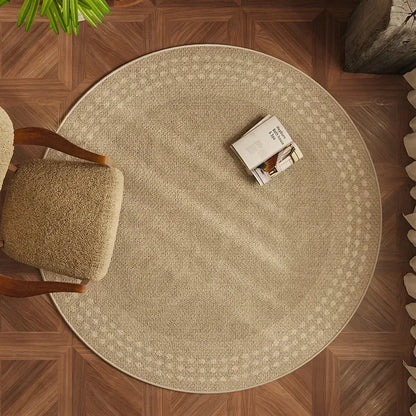 bedroom carpets Area rugs room decor Carpets for living room Round sofa rug Study Polypropylene fiber mat Antiskid Chair cushion