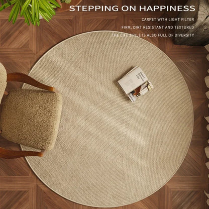 bedroom carpets Area rugs room decor Carpets for living room Round sofa rug Study Polypropylene fiber mat Antiskid Chair cushion