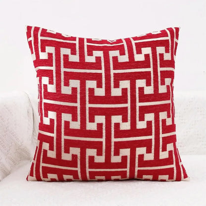 1pc Embroidery Detail Cushion Cover Without Filler, Modern Throw Pillow Case for Sofa, Home Decor 30x50CM 45x45CM Pillowcase