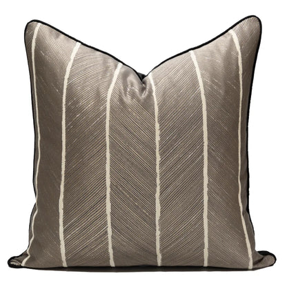 Arabic Style Throw Pillow Cover Luxury Jacquard Hotel Decoration Macrame Gray Square Cushion Cover Custom Tassel