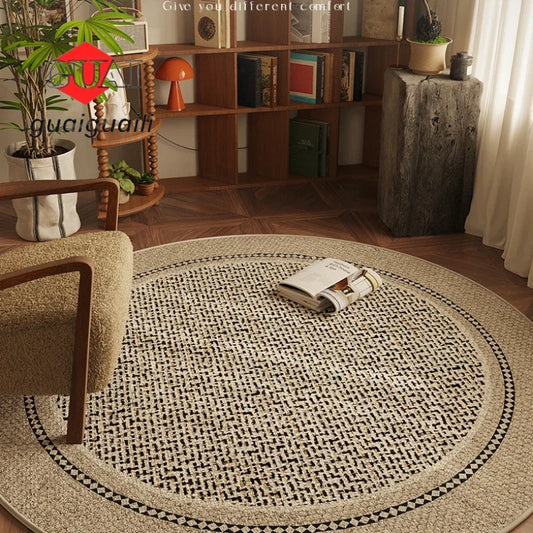 bedroom carpets Area rugs room decor Carpets for living room Round sofa rug Study Polypropylene fiber mat Antiskid Chair cushion