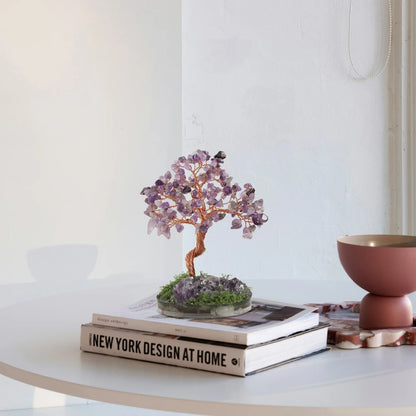 Crystal Money Tree Crystal Stone Rainbow Natural Gem Sitting Floor Style Home Room Study Decoration