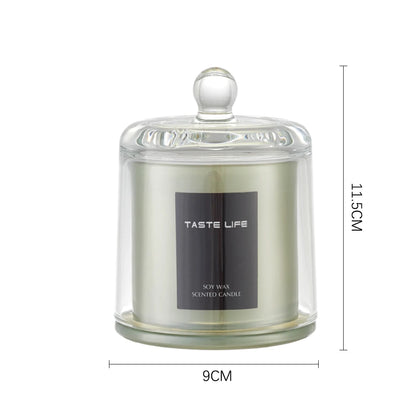 Voltsify Soy Wax Scented Candle Lime Basil and Citrus & Valley After the Rain & Sky Cypress