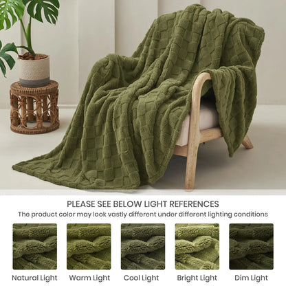 Good Nite Throw Blanket Sofa Throw Fleece Blanket Cosy Warm Large Bed Throw for Sofa Couch Bed and Car Double