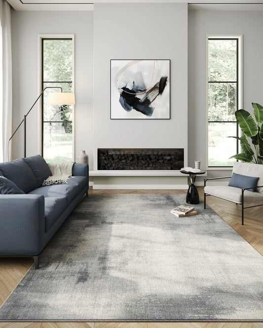 SONGMICS HOME Area Rug, 200 x 300 cm Rug for Living Room, Non-Slip Carpet, Modern Abstract Style, Home Decor