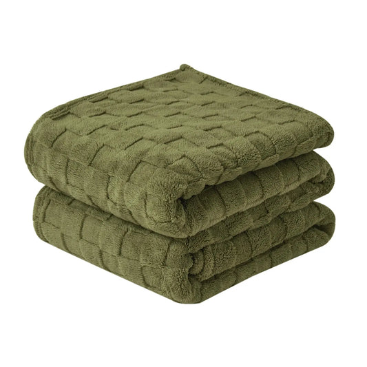 Good Nite Throw Blanket Sofa Throw Fleece Blanket Cosy Warm Large Bed Throw for Sofa Couch Bed and Car Double