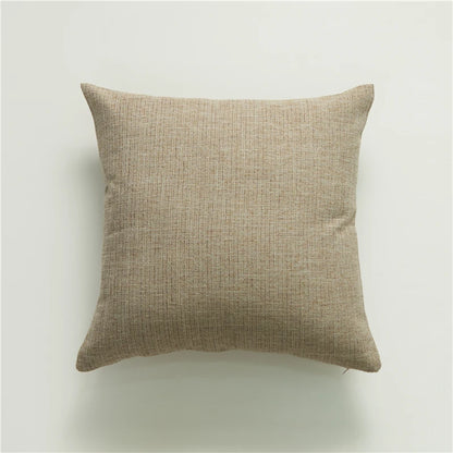 Cushion Cover Pillow Cover Decorative Yellow Linen Home Sofa Pillow Cover For Living Room Car Bedroom Pillowcase