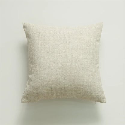 Cushion Cover Pillow Cover Decorative Yellow Linen Home Sofa Pillow Cover For Living Room Car Bedroom Pillowcase