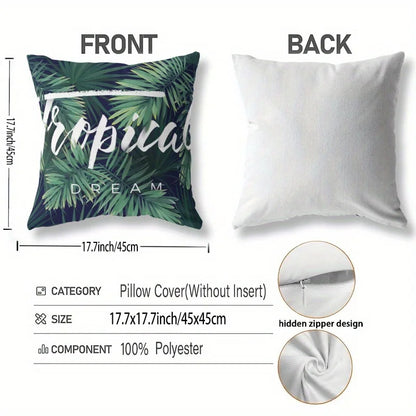 Hello Spring Floral Throw Pillow Cover Pink and WhiteSuitable for sofa car bedroom decorative cushion cover pillow cover