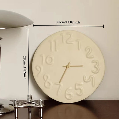 3d Wall Clock Bedroom Silent Mechanism Wall Clock Interior Minimalist Elegant Decoration Clocks Nordic Aesthetic Irregular Watch