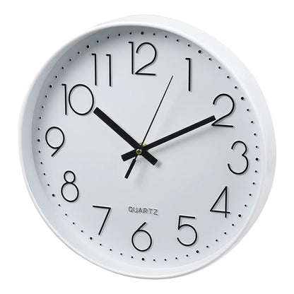 Voltsify 12 Inch Non-Ticking Battery Operated Wall Clock for Living Room, Bedroom, or Office