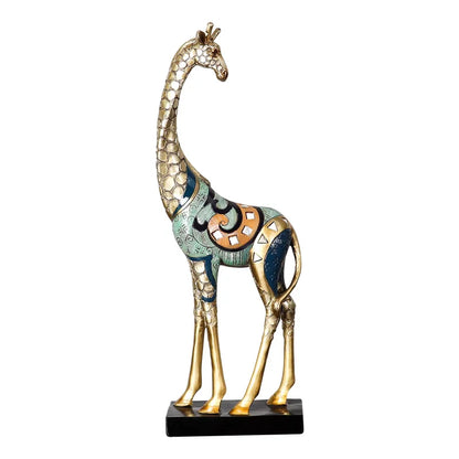 Giraffe-shaped ornaments, creative new home living room, TV cabinet, home decoration, gifts, modern light luxury furnishings