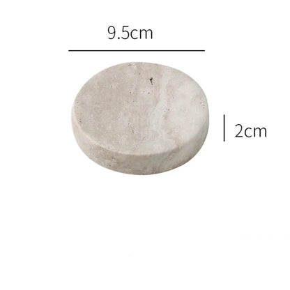 Luxury Travertine Bathroom accessories Toothbrush Holder Soap Dispenser Dish Natural Marble Home Modern Decoration