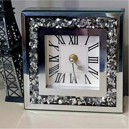 Retro Desk Clock Simple Silent Table Clocks Nordic Living Room Table Clocks Elegance Interior Decor Home Accessories Desk Clock