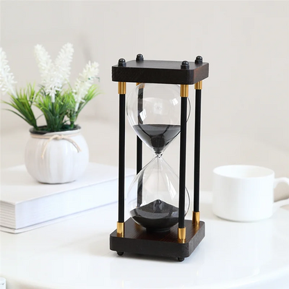 HRBAJ-Luxury Retro Hourglass 30 Minutes - Elegant Hourglass For Office, Study & Home Decor, Perfect As Decompression Gift