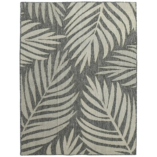 UV Resistant Indoor Outdoor Area Rug Easy Clean Machine Washable for patio Garden Kitchen Bathroom Living Room 170x120cm Grey