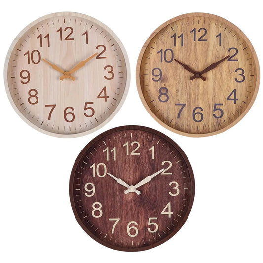 Wall Clock Silent Minimalism Hanging Watch Elegant Bedroom Hallway Home Dinner Sweep Movement Clocks Decoration